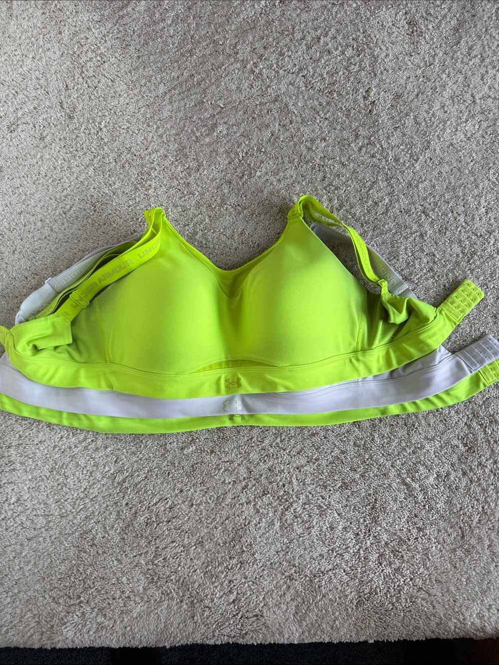 Set of 3 Under Armour Infinity High 2.0 Sports Bras | XL